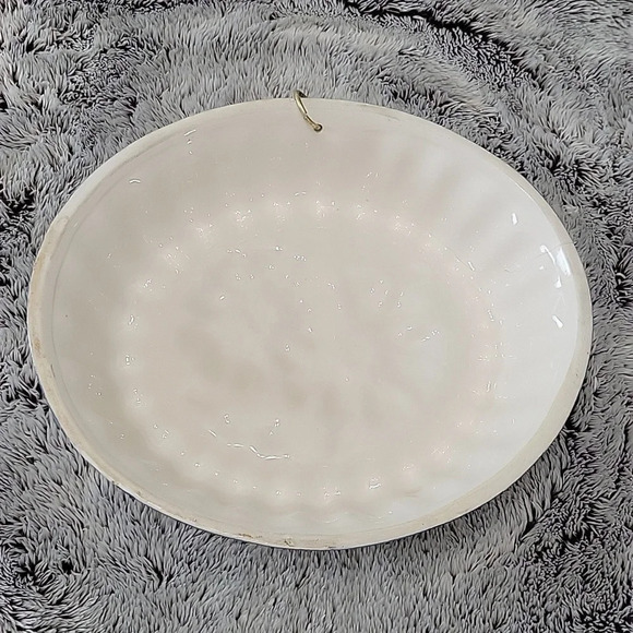 Vintage Ceramic Jello Mold Flowers White Pink with Yellow Daisys Wall Decor - Picture 8 of 8